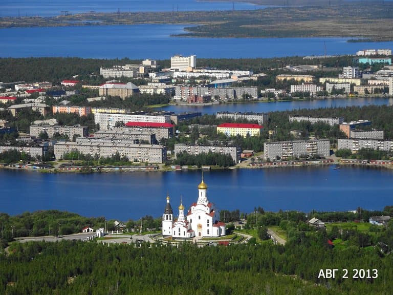 Вид со смотровой площадки.