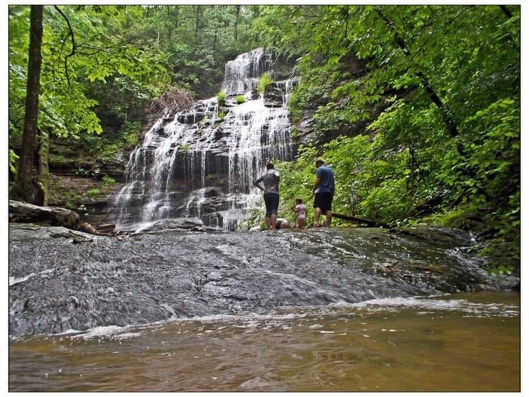 Great waterfall for visiting with little ones. Station Falls.