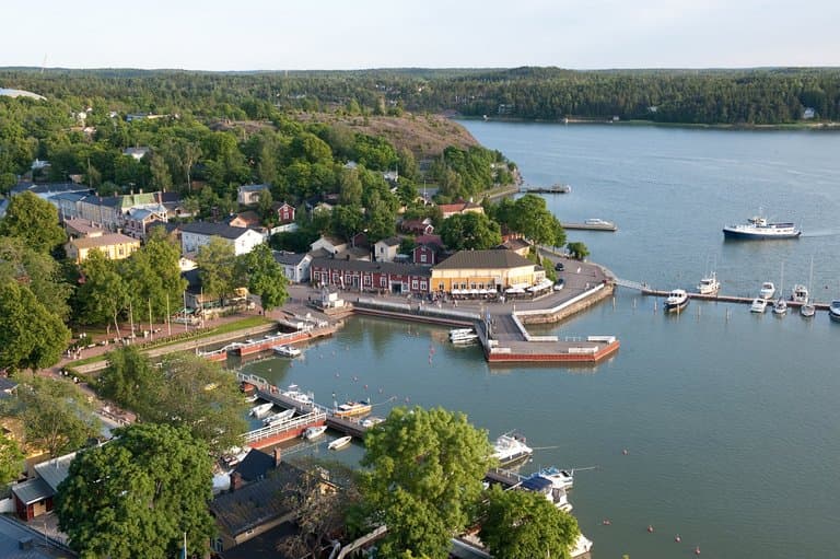 Naantali Old Town by Bird Eye view