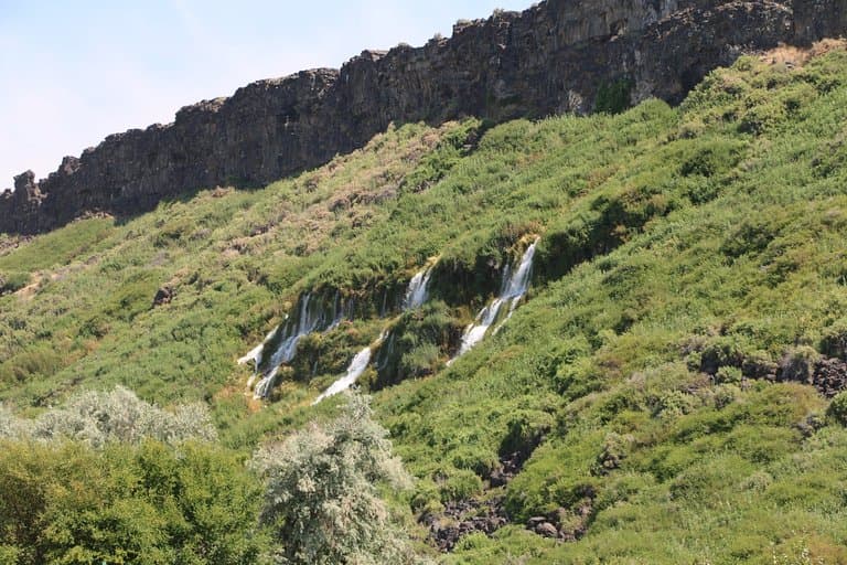 Waterfalls at Ritter Island