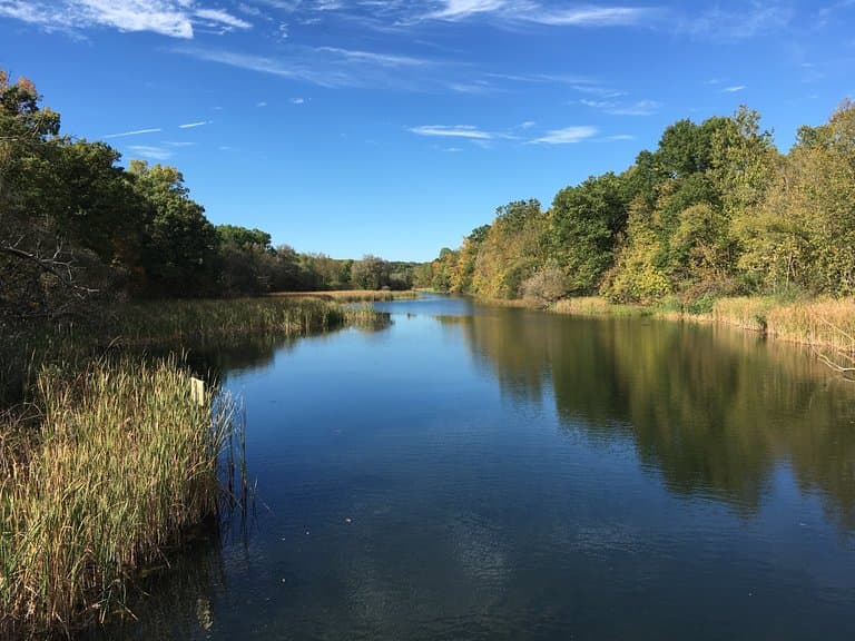 One of the canoeing rivers that run through Kensington