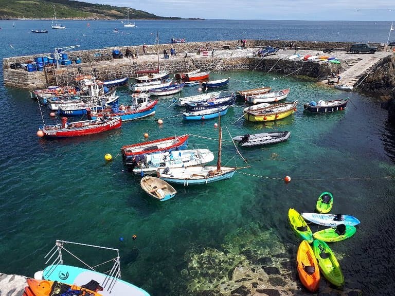Coverack Harbour Cornwall