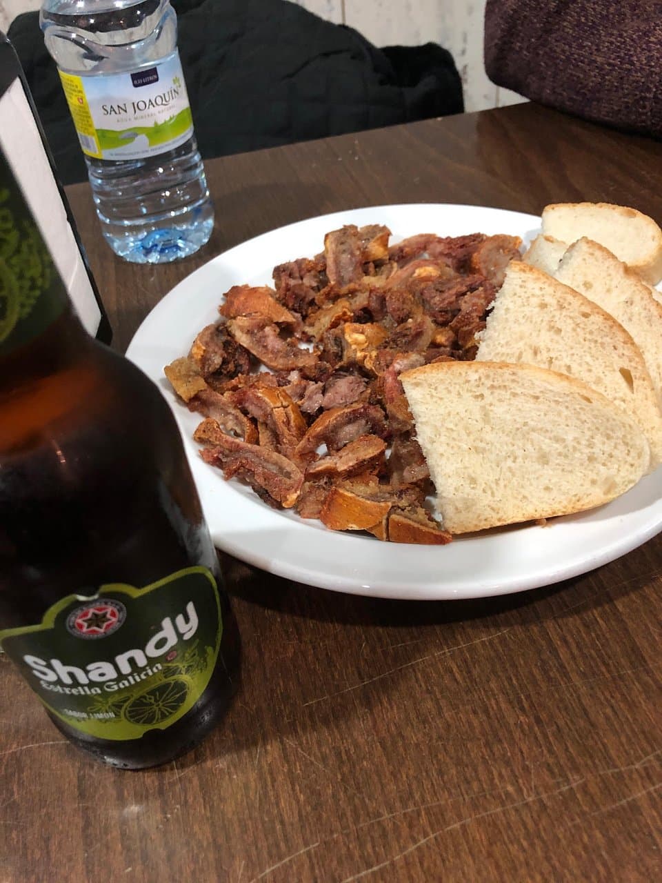 ración de jeta escasa