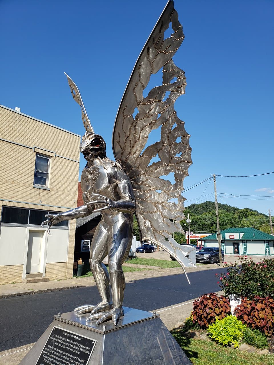 Statue outside the museum.