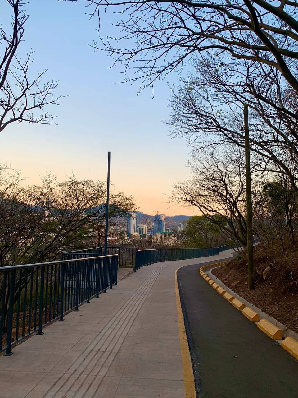 Paved Hillside Trail
