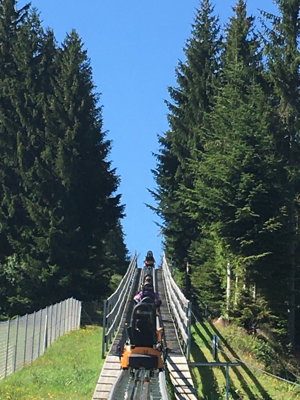 back up the hill