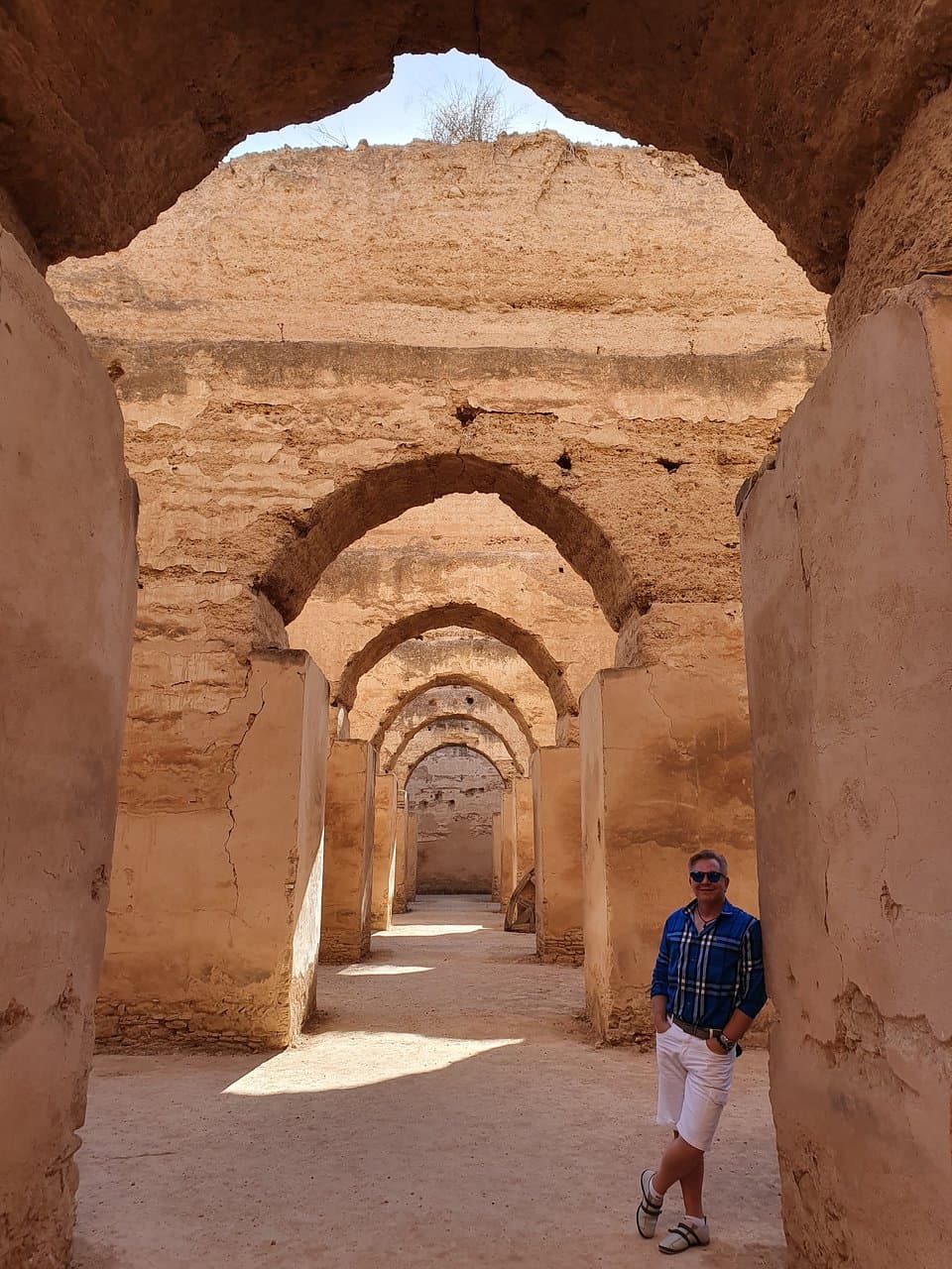 Área das cavalariças.