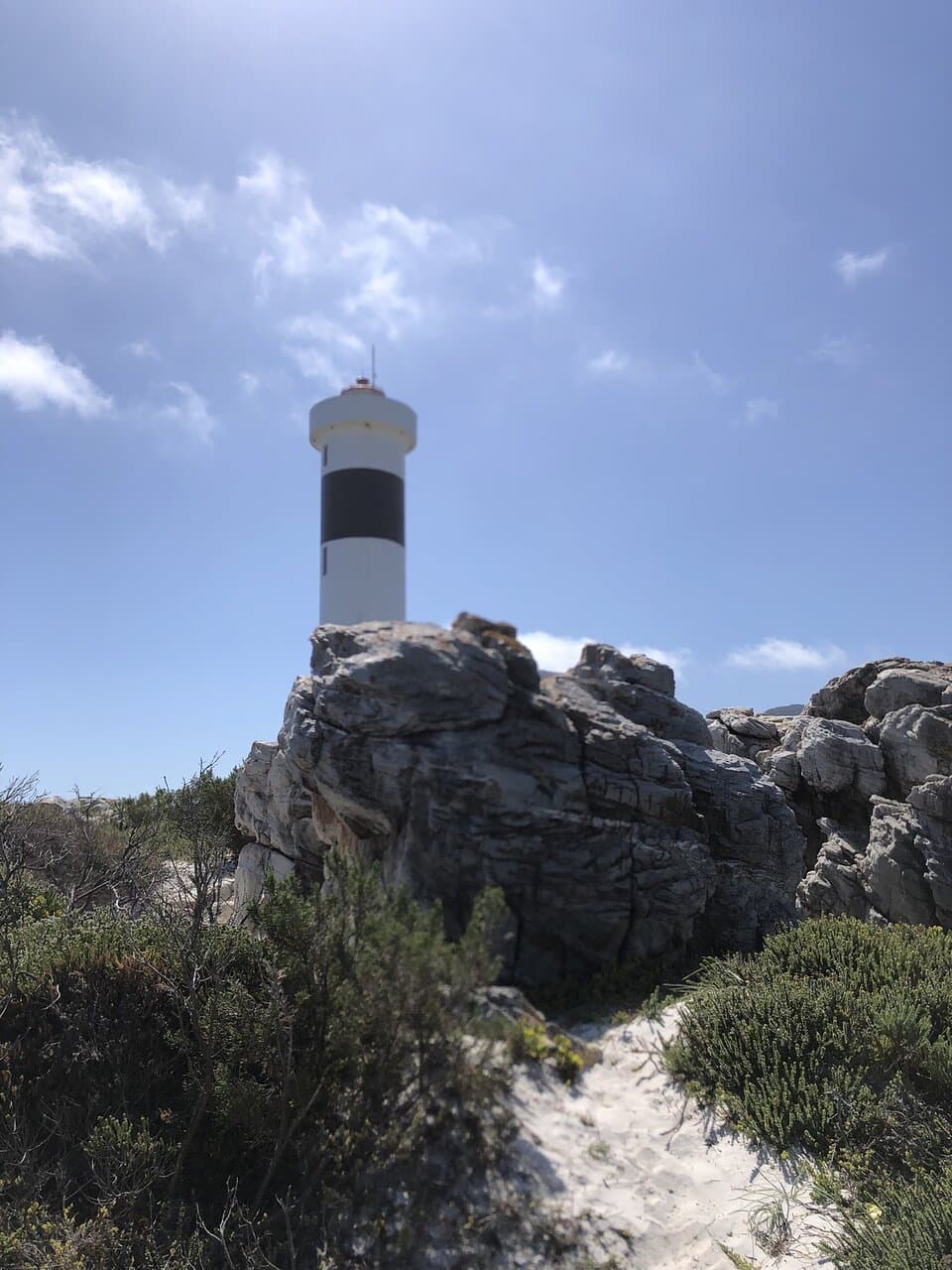 Lighthouse located between super nice beaches. Worth while the walk!
