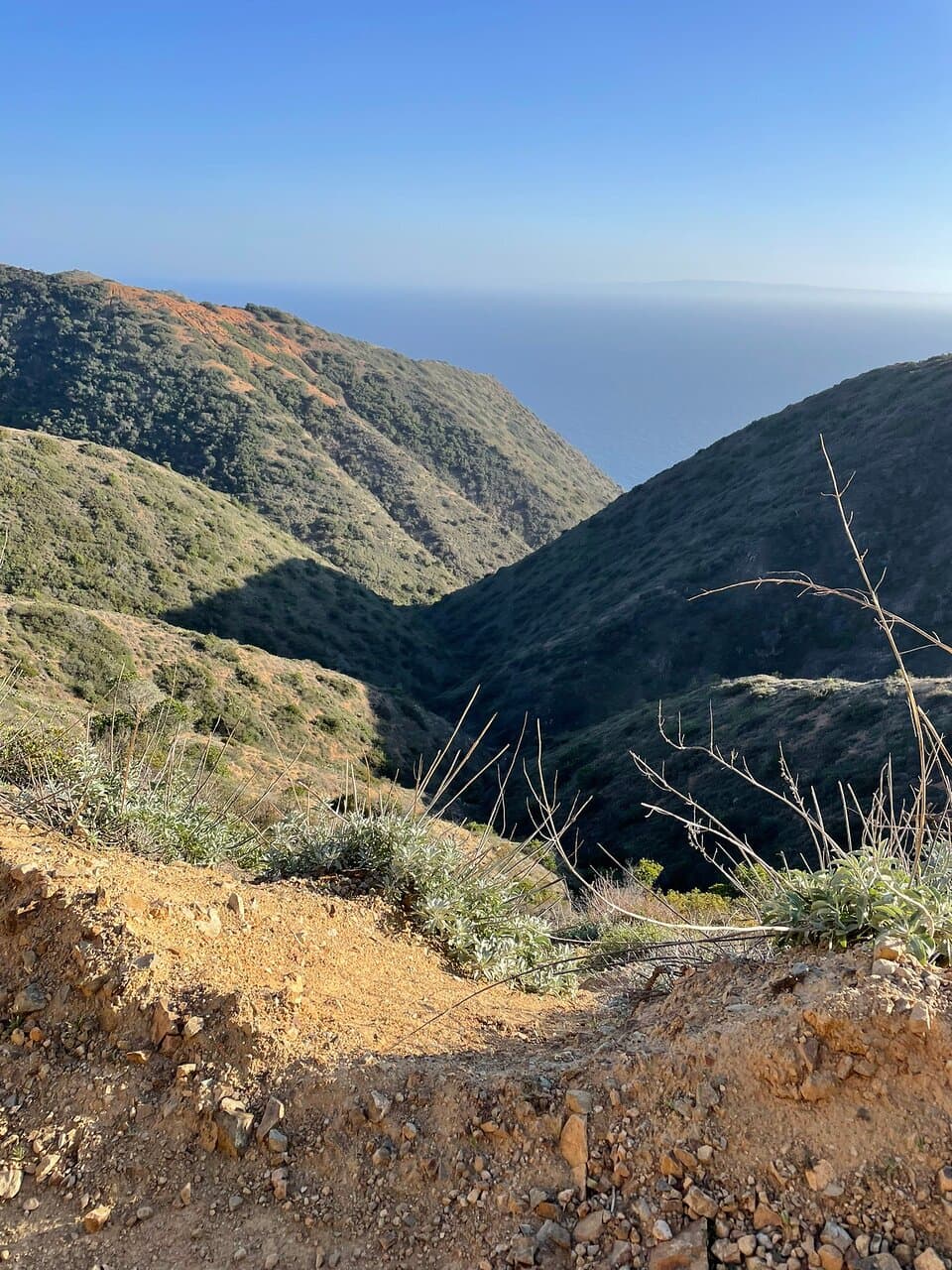Beautiful hike where you can see both sides of the island & ocean.