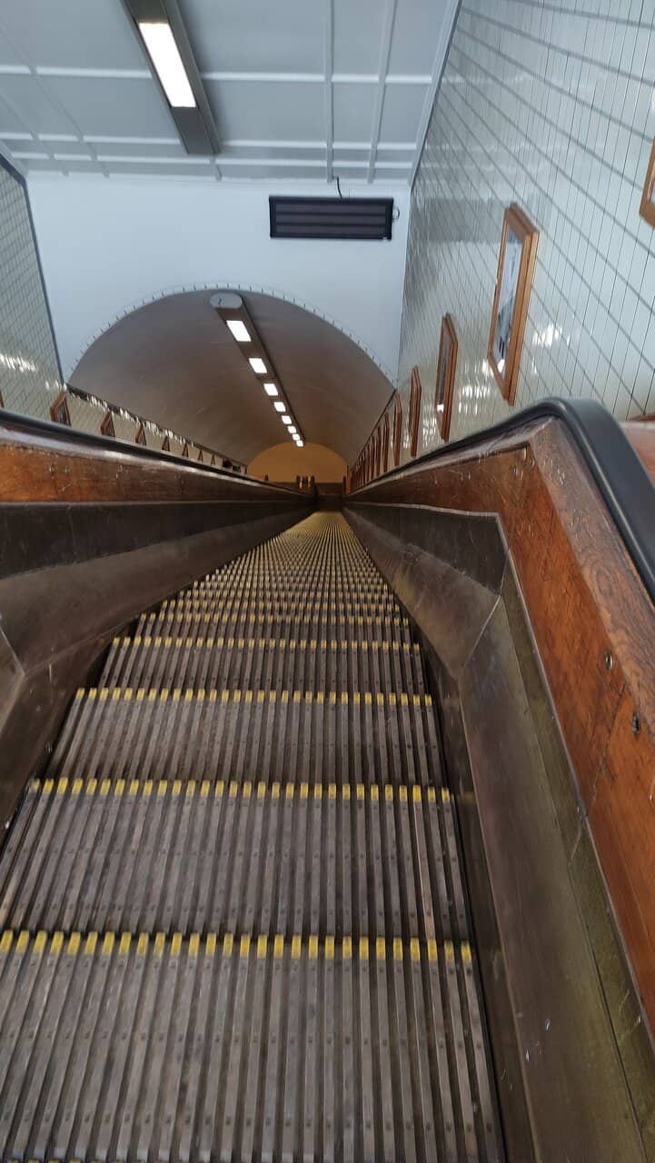 The Majestic Wooden Escalators