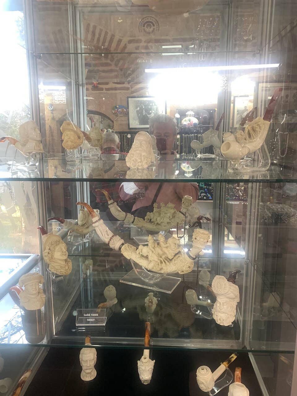 Intricate Meerschaum Sculptures