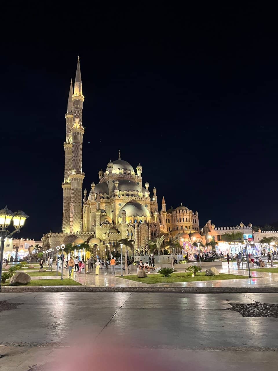 Illuminated at Night