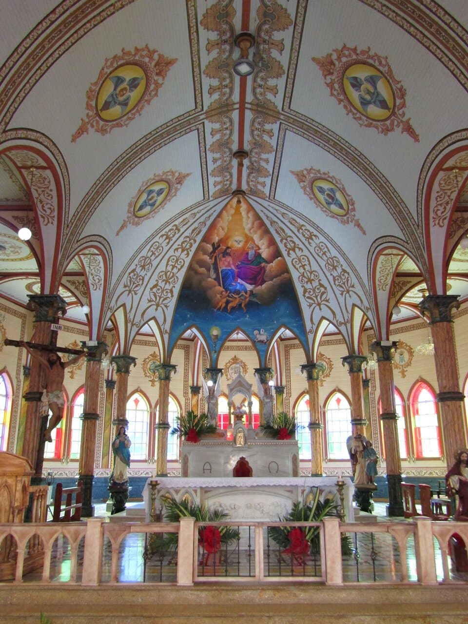 Inside of the church