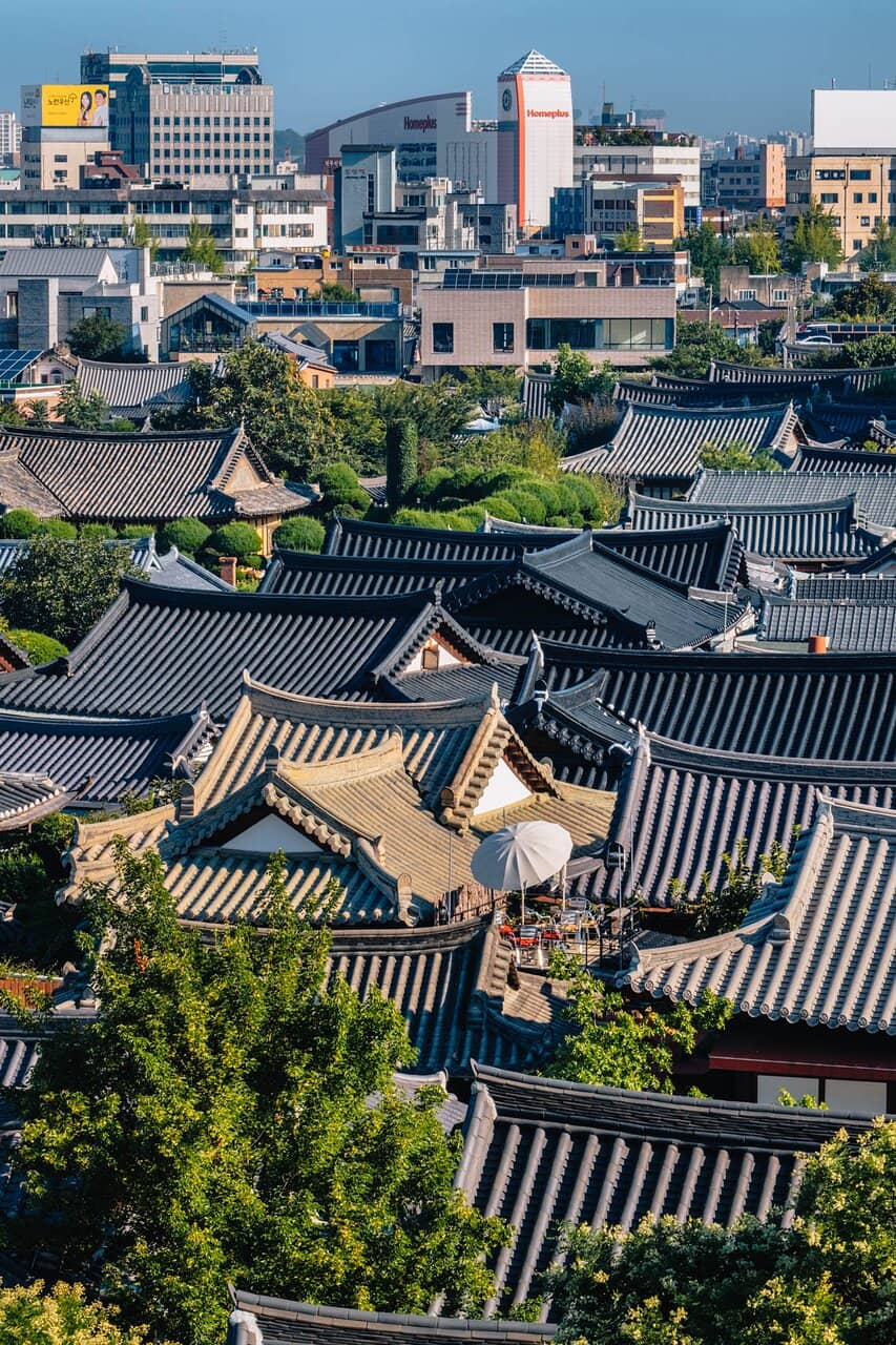 Panoramic Hanok Village Views