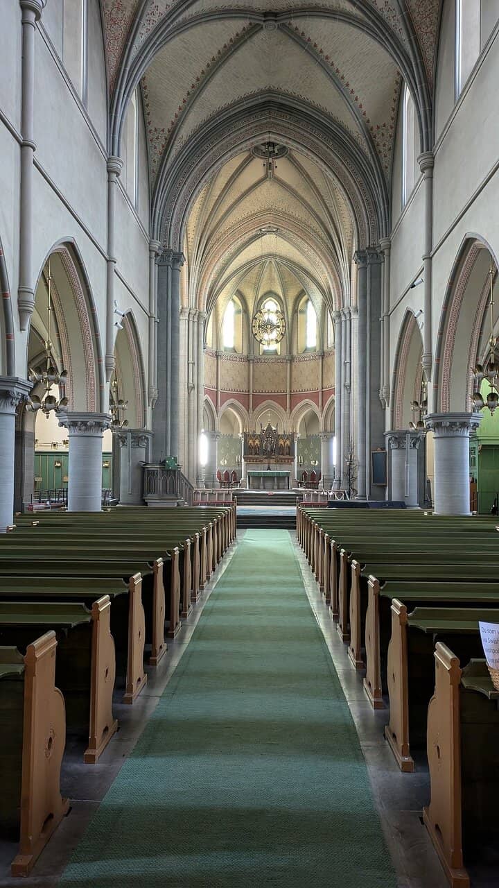 Tranquil Church Interior