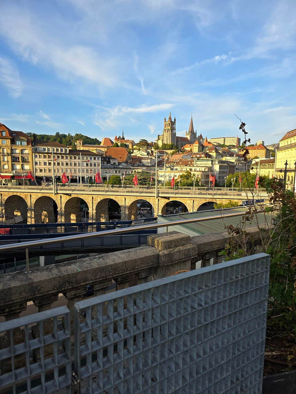 View from one of the hights of superb Lausanne !