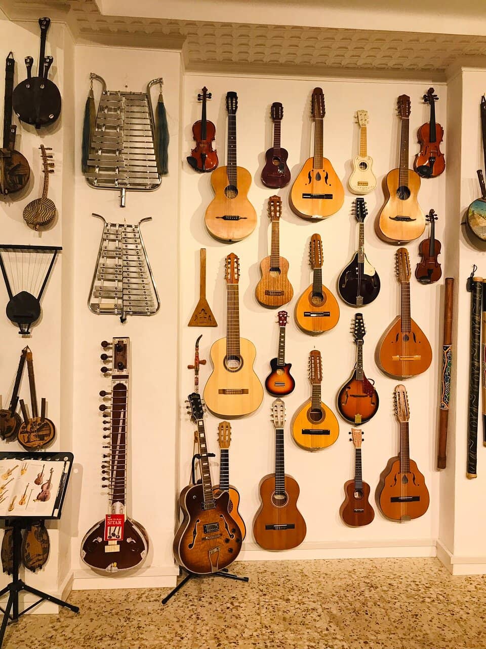 Guitars on Display
