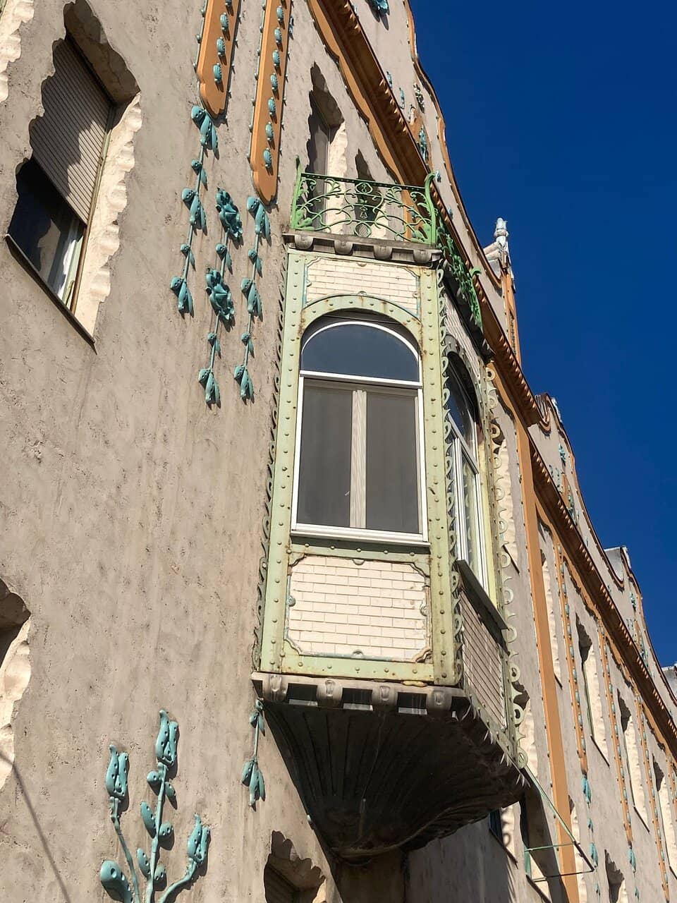 Majolica-Decorated Facade