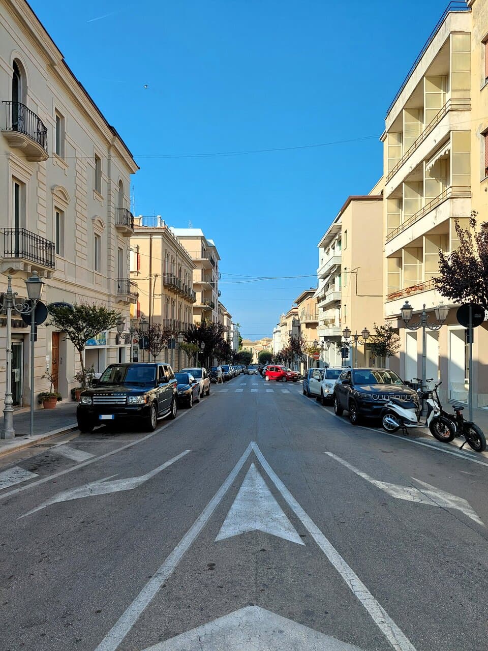 Corso Italia: sullo sfondo piazza Rossetti