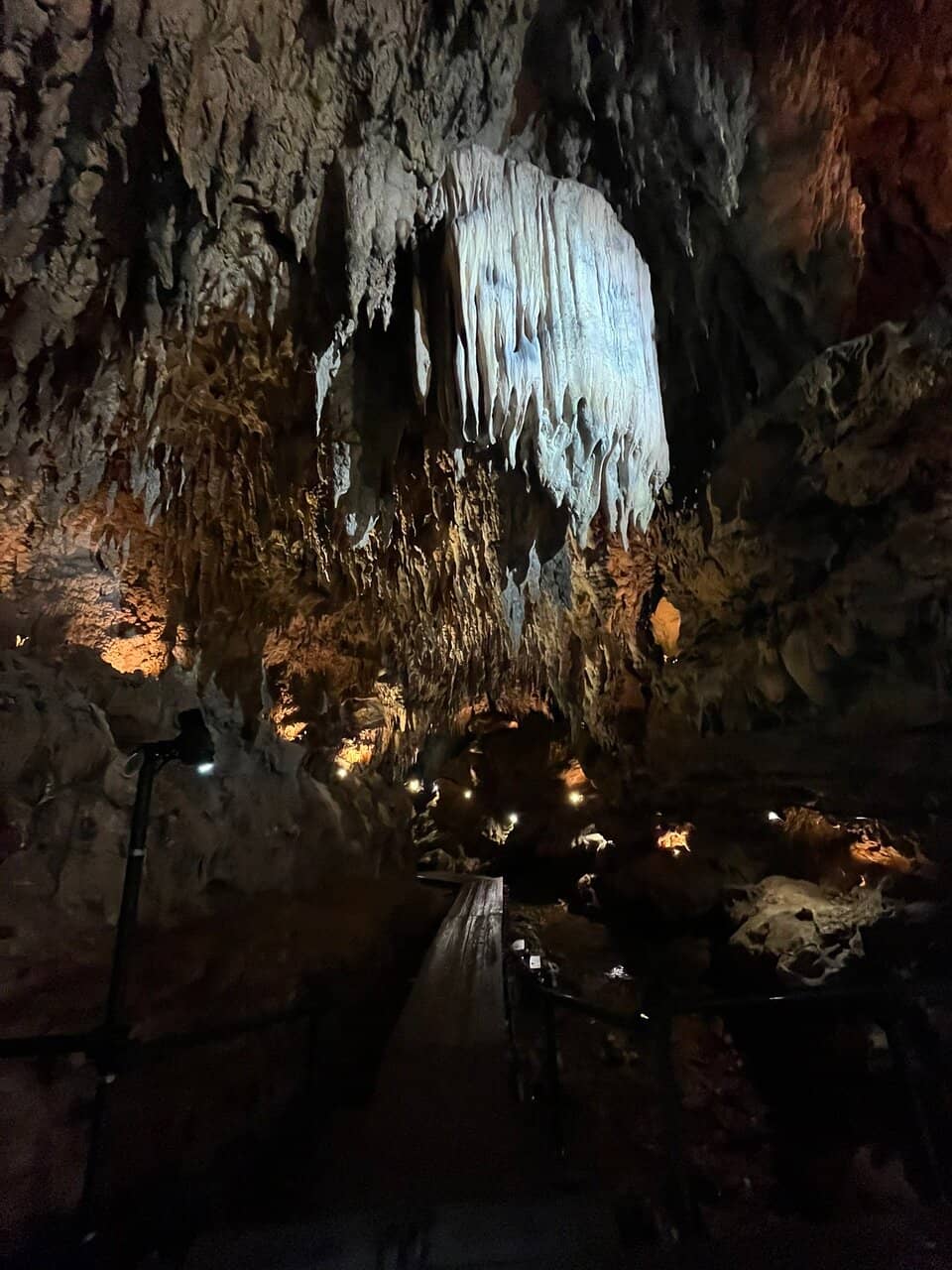 Illuminated Underground Scenery