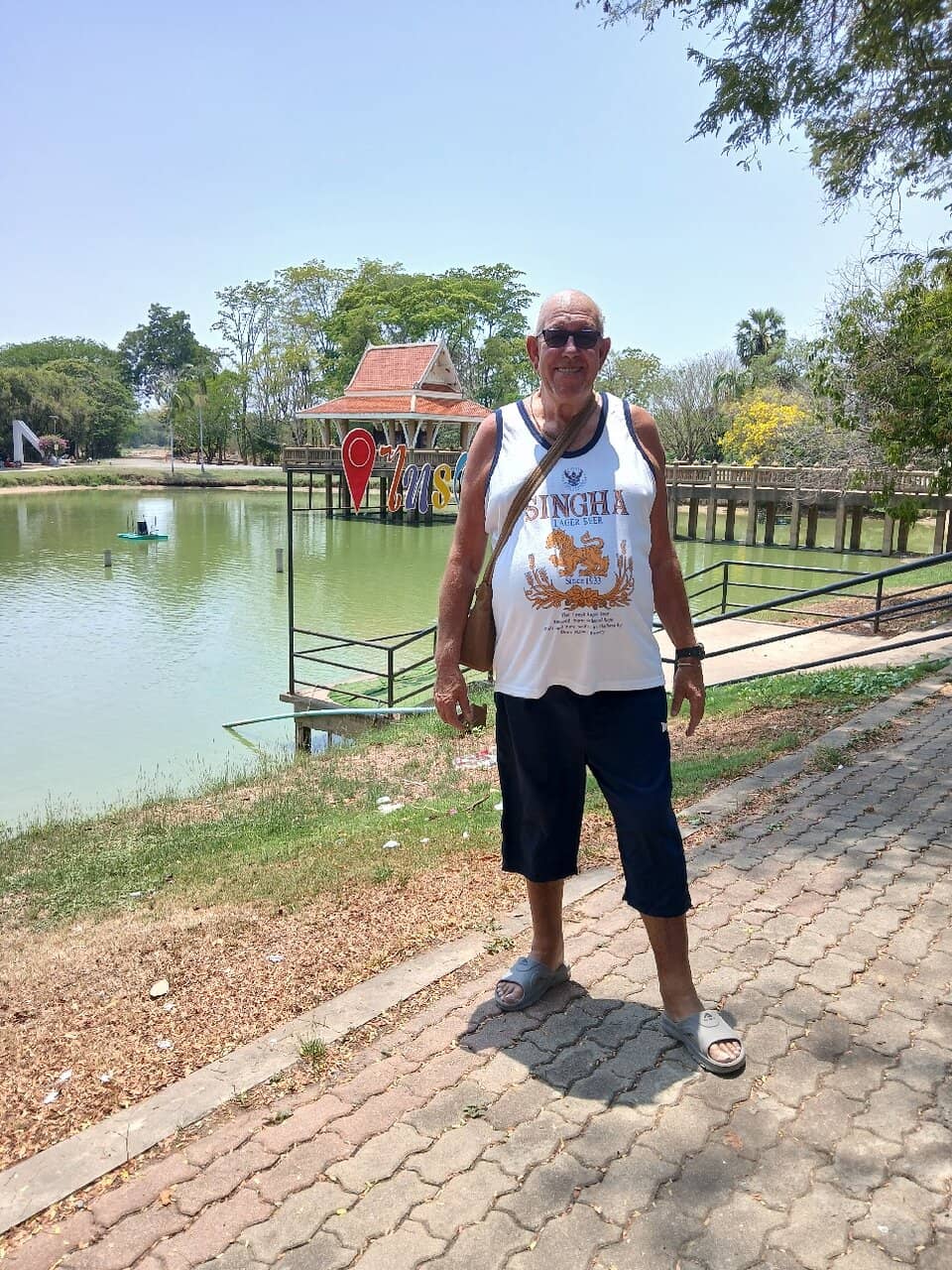 Tranquil Lake and Fish Feeding