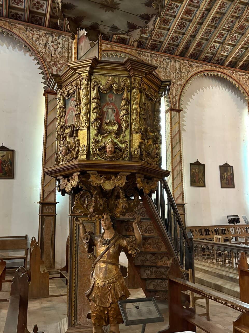 Painted Wooden Ceiling