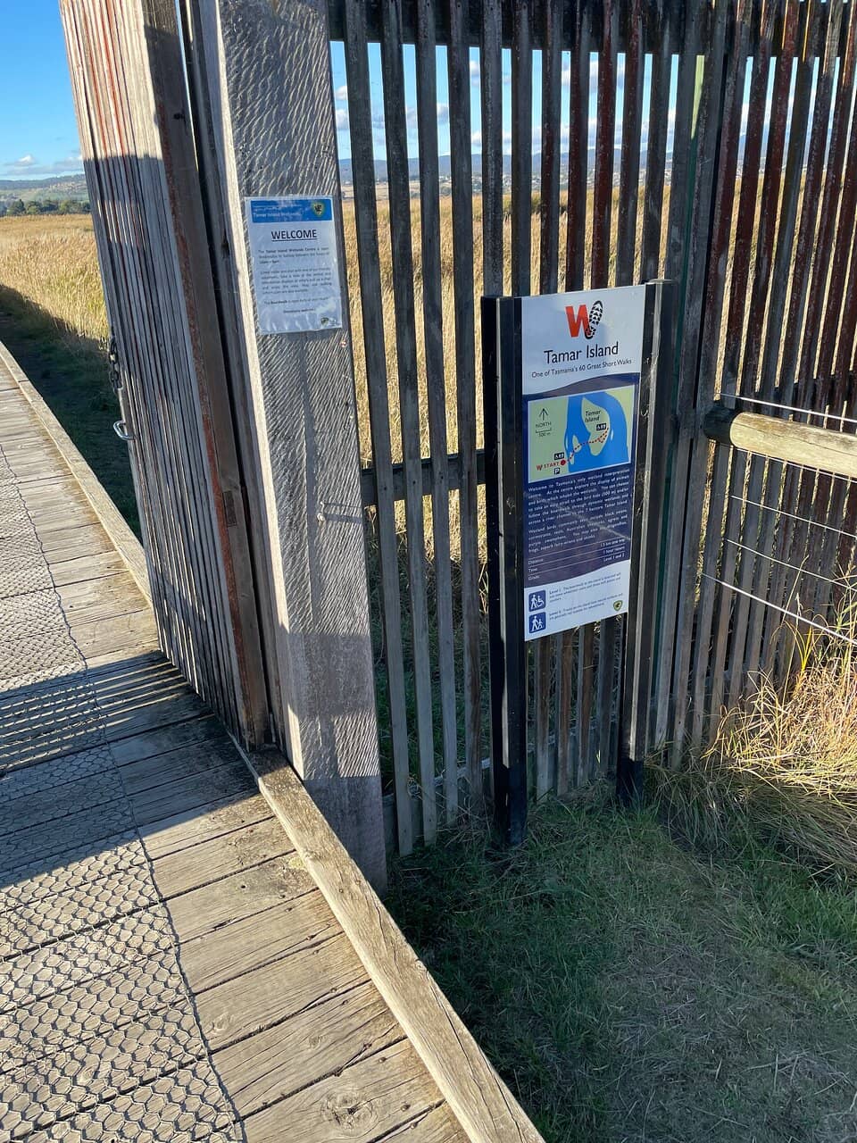 Boardwalk to Tamar Island