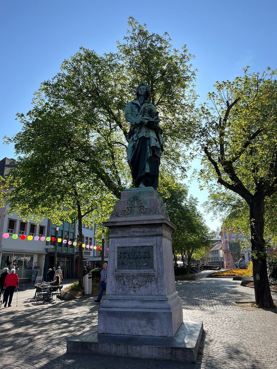 The Schiller Memorial Statue