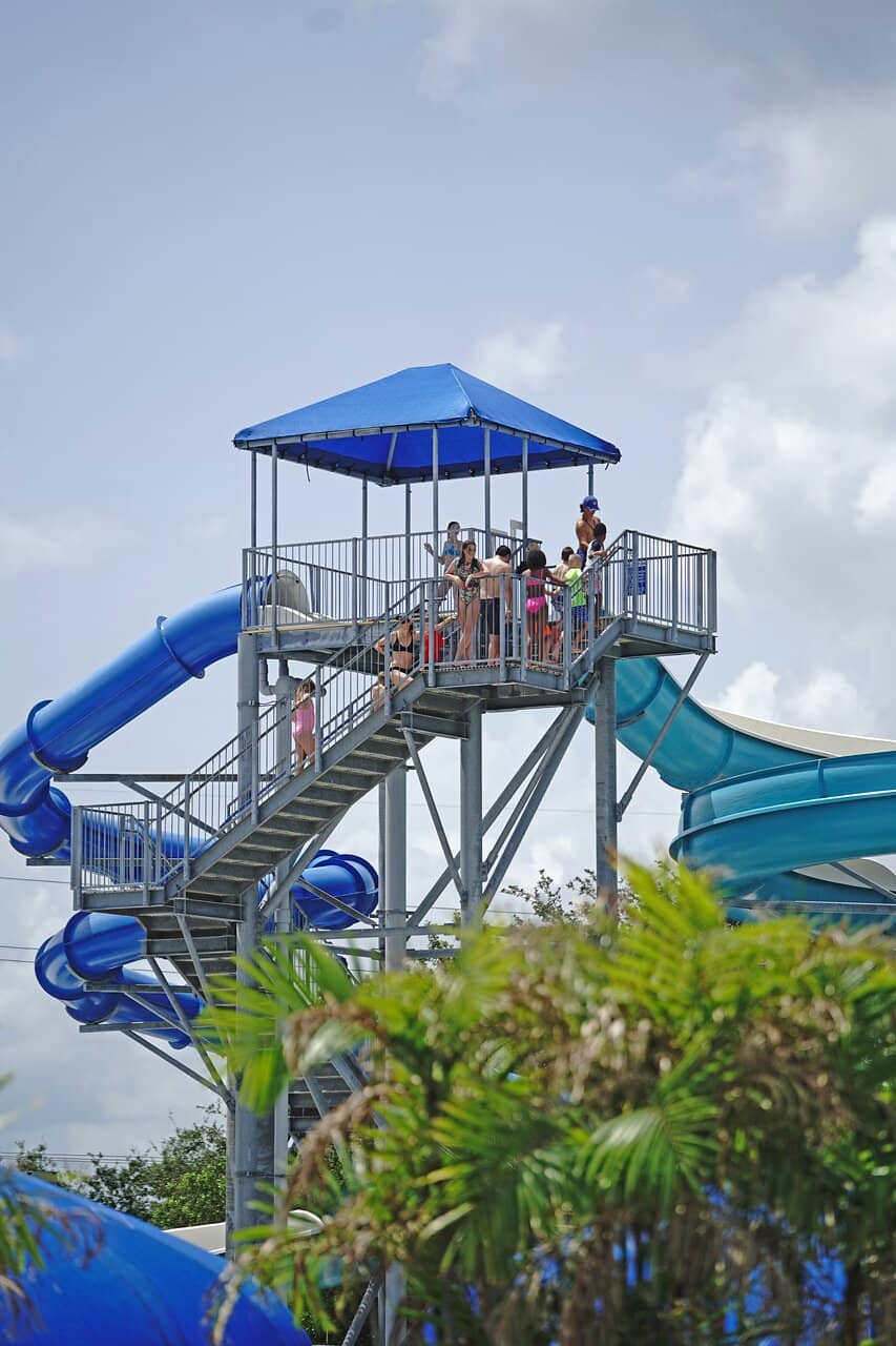 Towering Water Slides