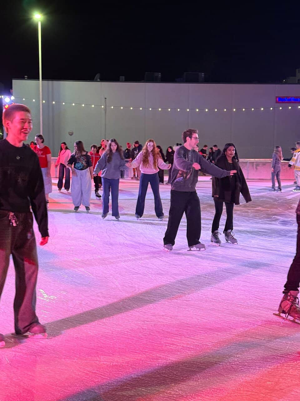 Ice Skating by the Beach