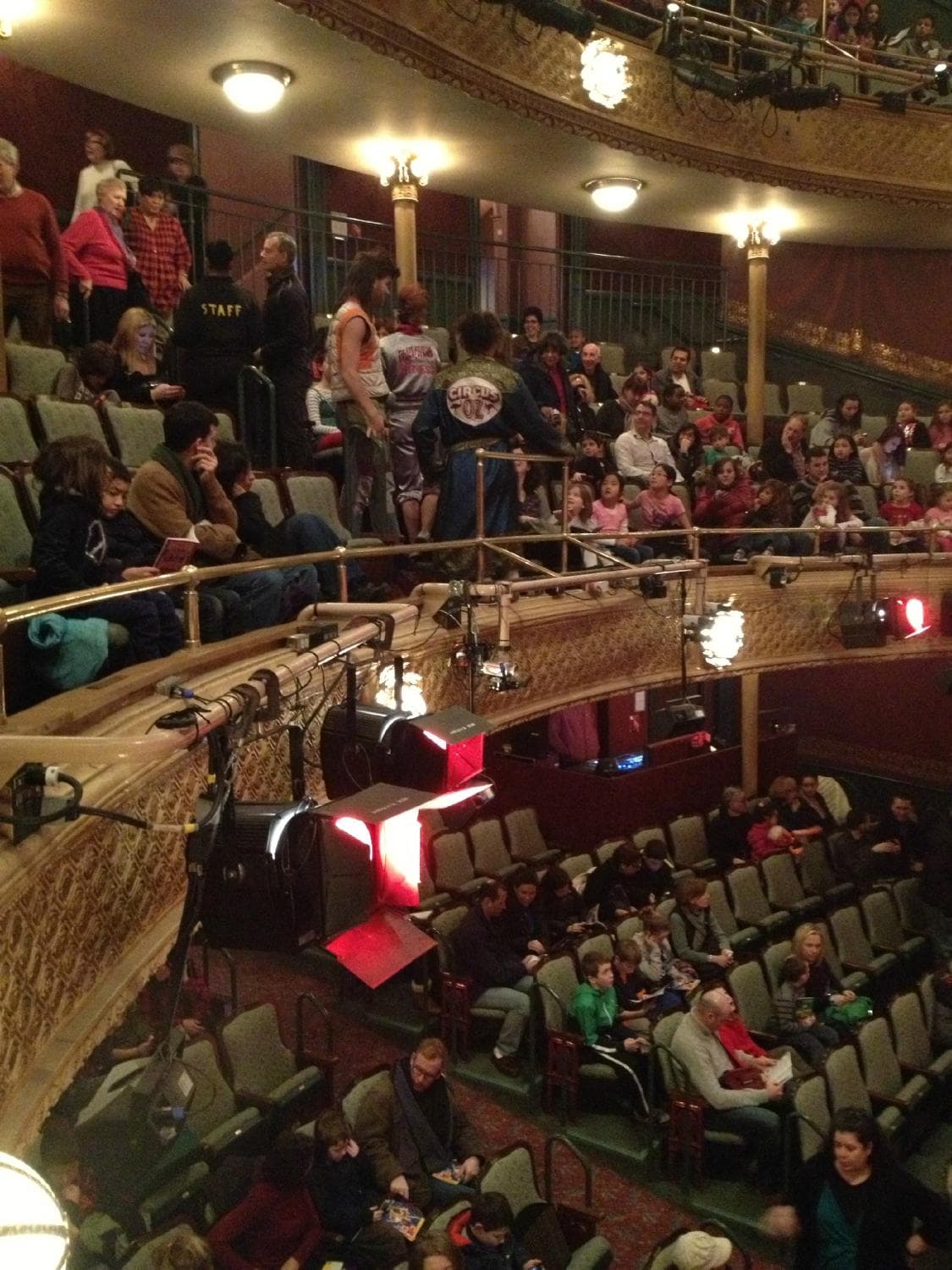 inside the theater
