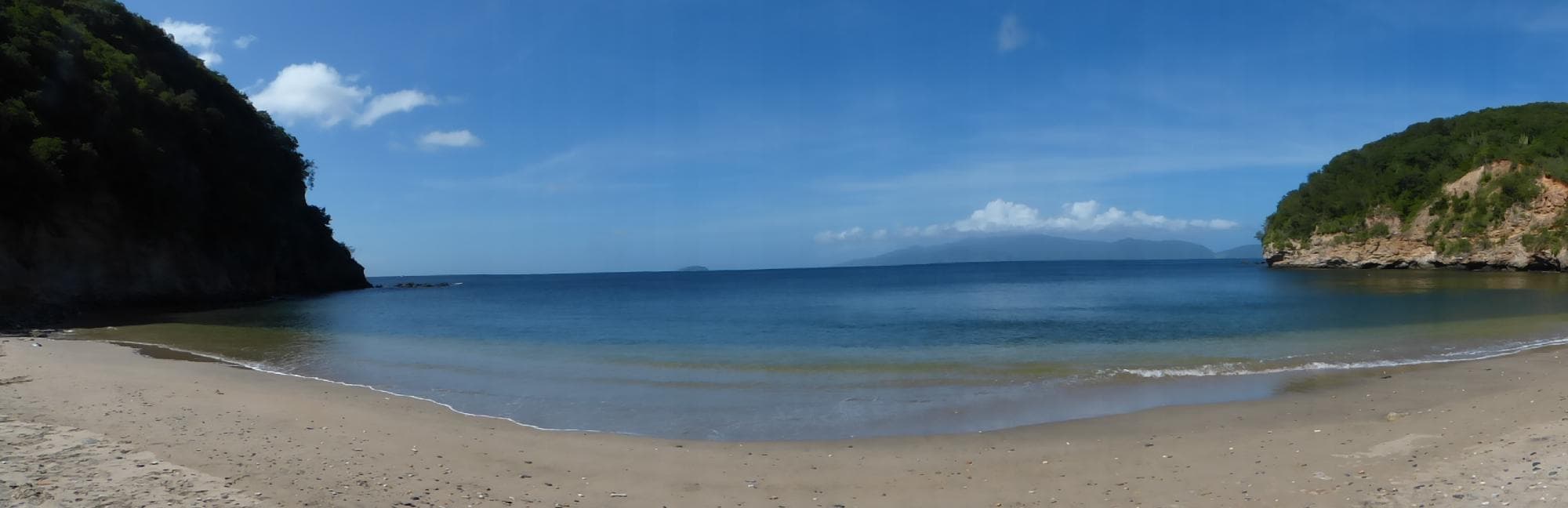 Venezuela in the distance