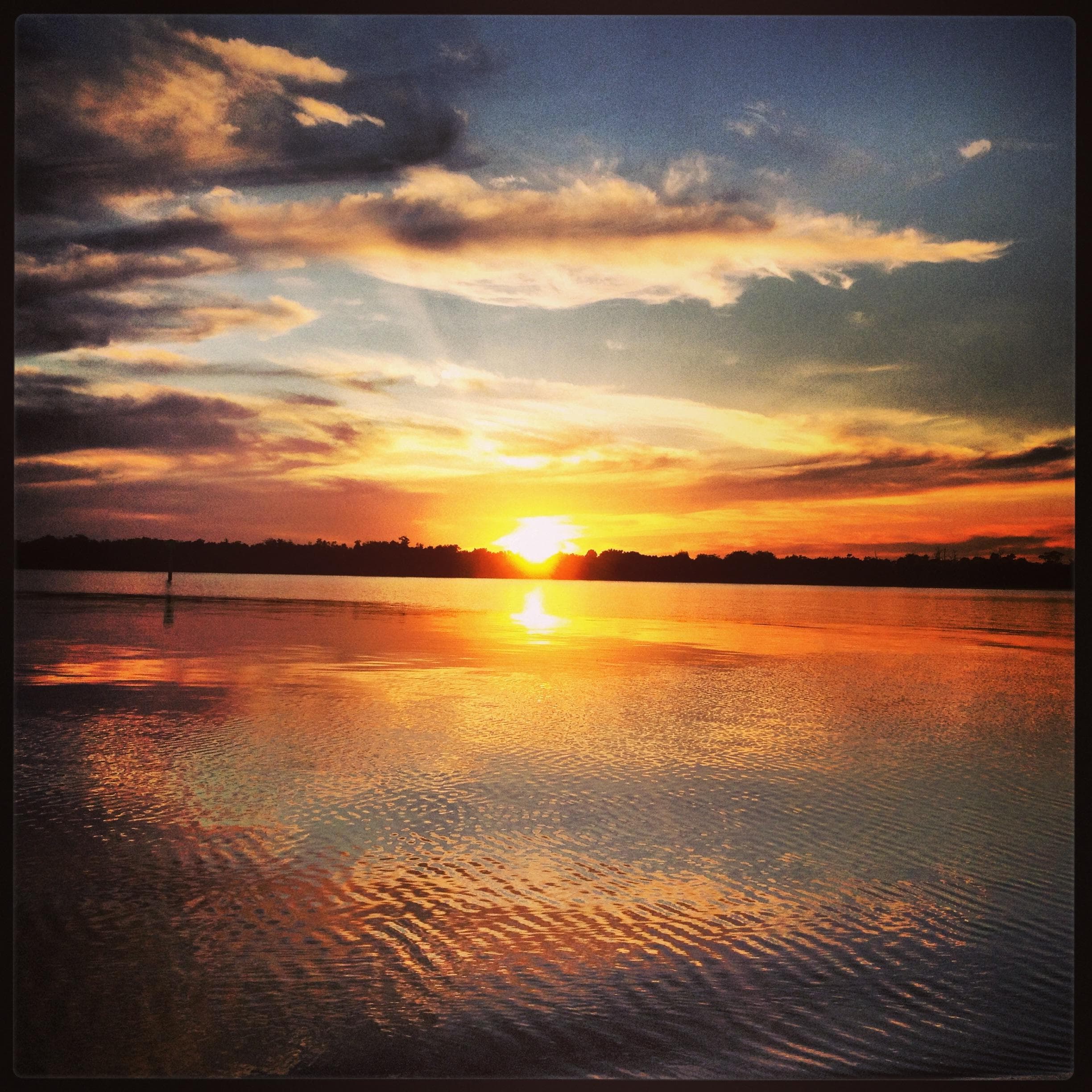 A gorgeous January sunset