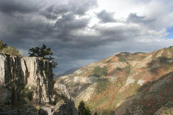 an early fall storm... perfect hiking weather