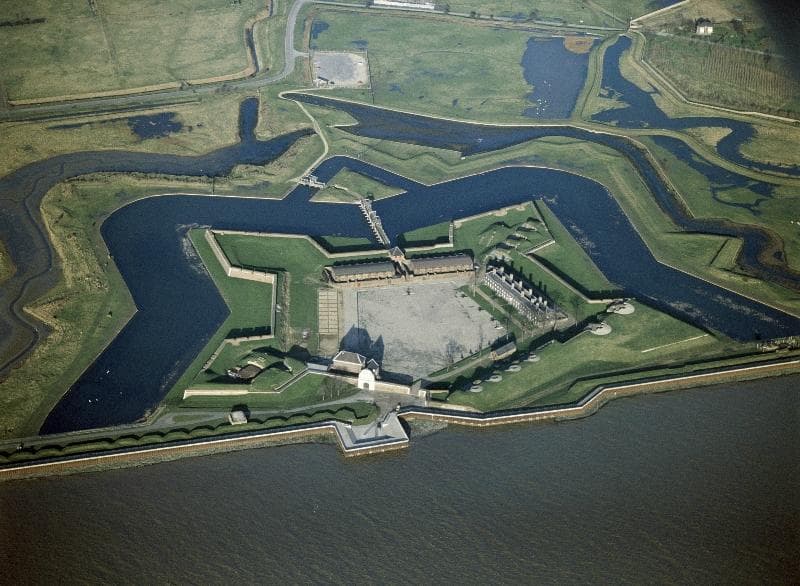 Tilbury Fort Aerial View