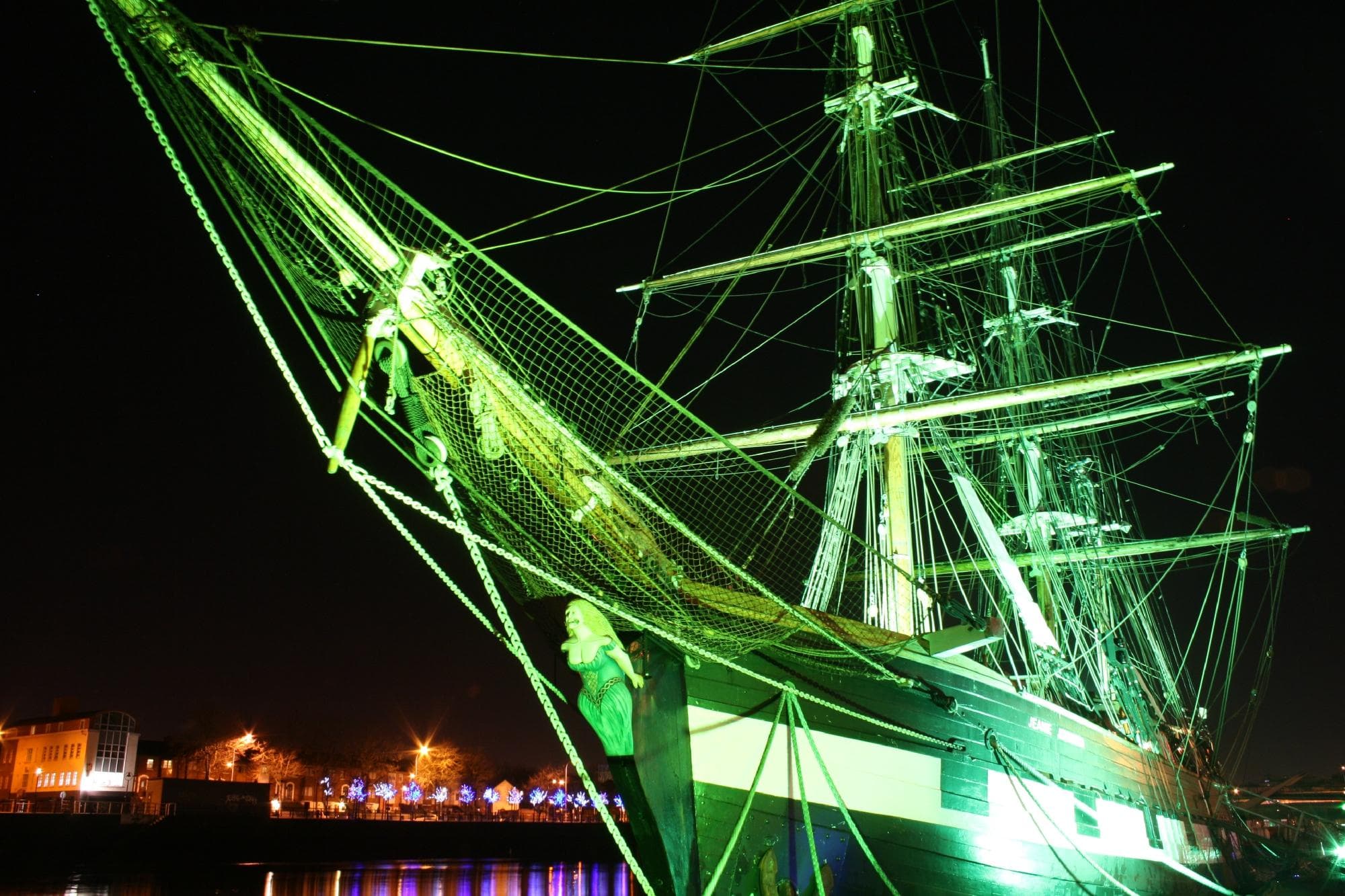 Greening of the ship for St. Patricks Festival 2013