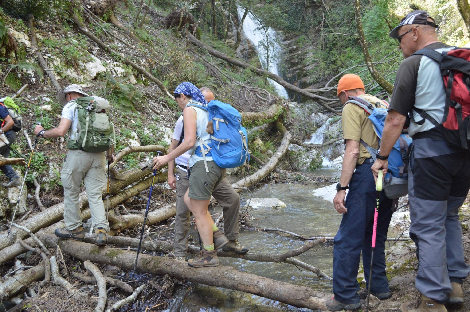 Cascading Waterfalls