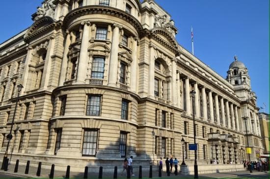 Old war building in whitehall.