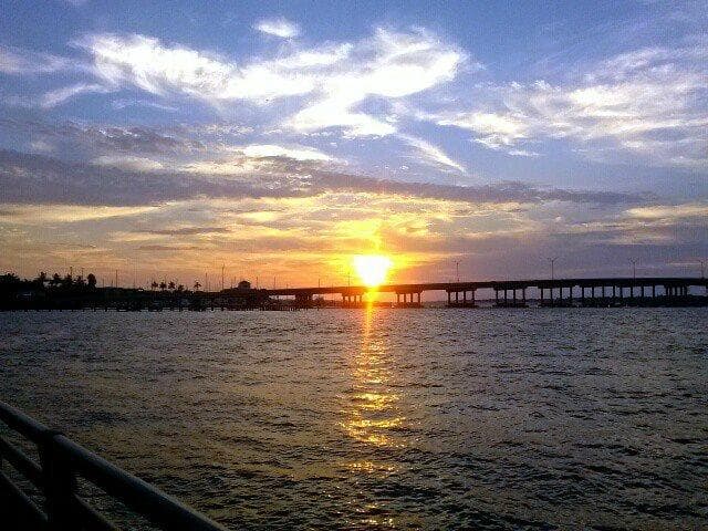 sunset at riverwalk by Brandon Scott