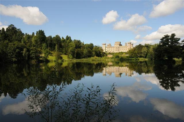 The castle from the far side of the lake