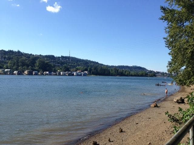 View from Sellwood Riverfront Park