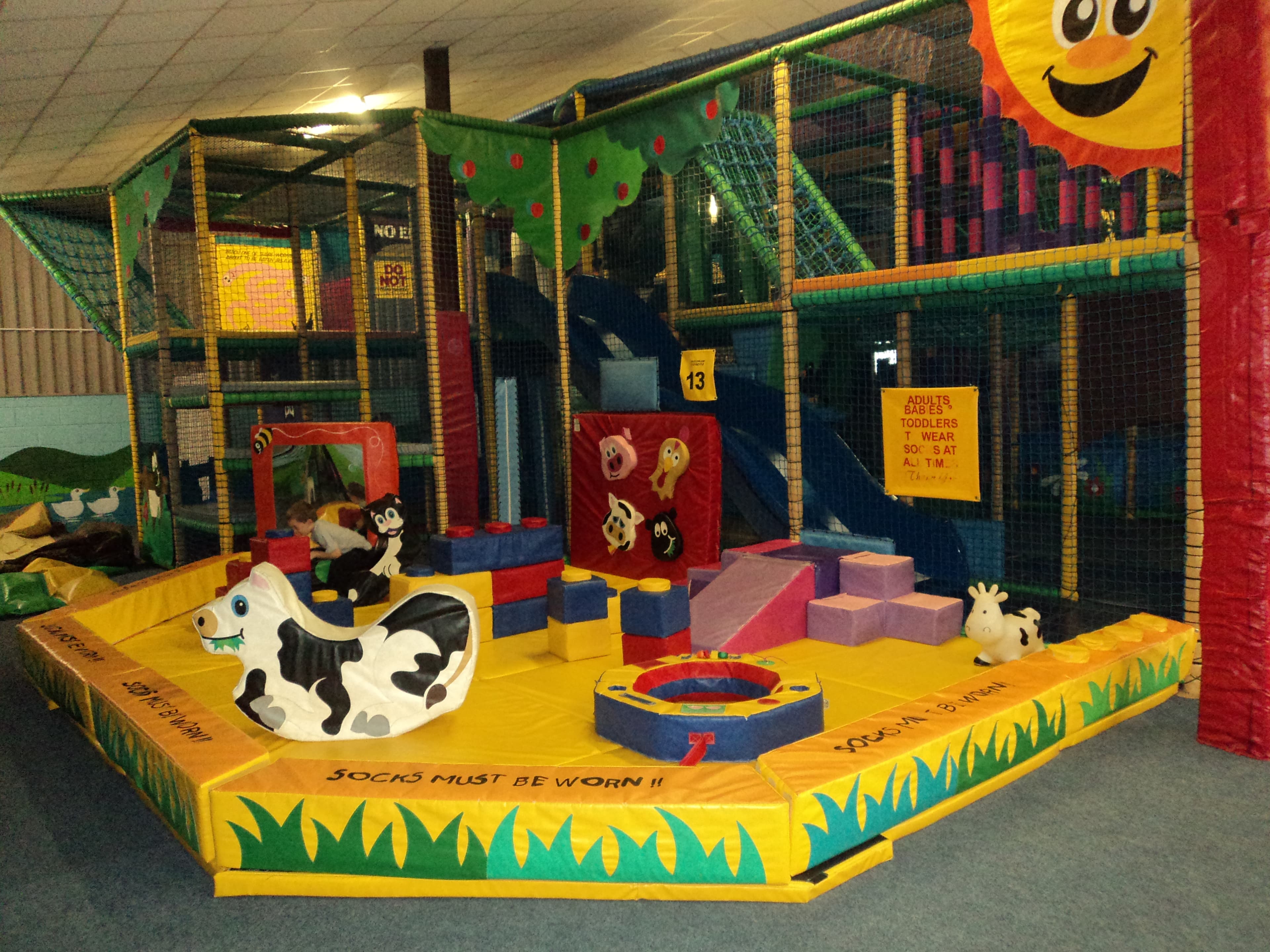 Baby area of our indoor soft play