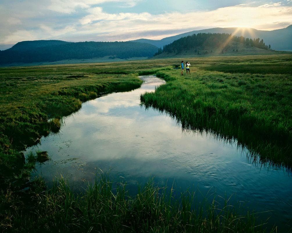 Sunrise on the East Fork of the Jemez River