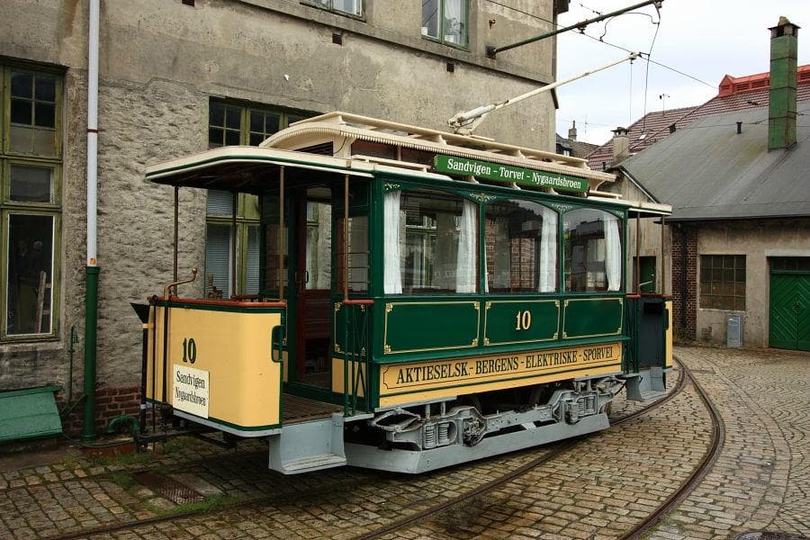 "First electric" no. 10 at the museum