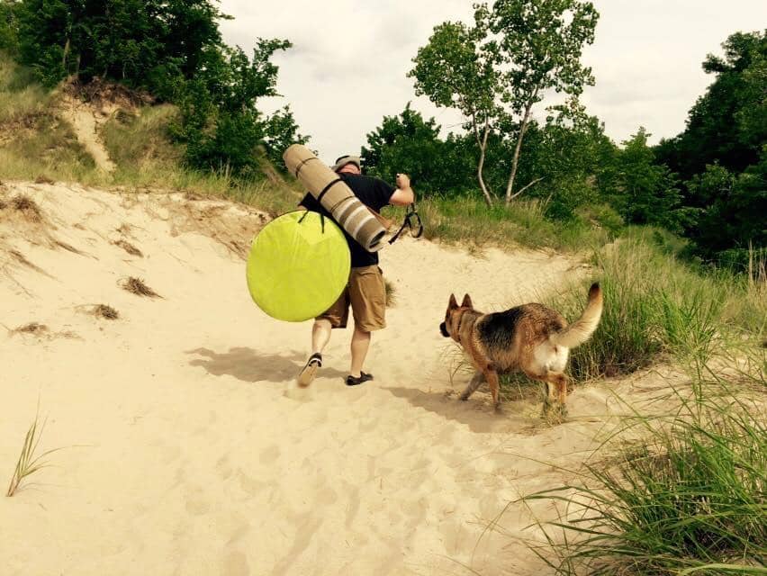 Secluded Lake Michigan Beach