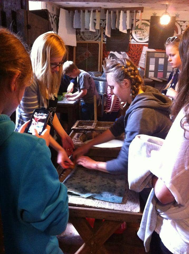 Papermaking & Quill Pen Workshops