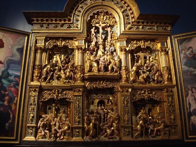 Ancona della Passione (bottega anversese sec. XVI)