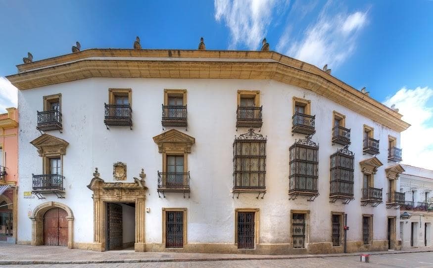A wide view of the palace