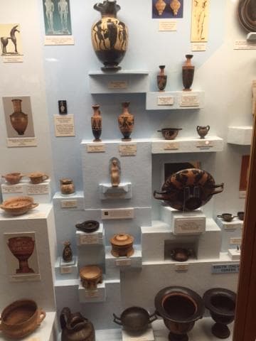 Amazing archaelogical display at Museum of Antquities at UNE
