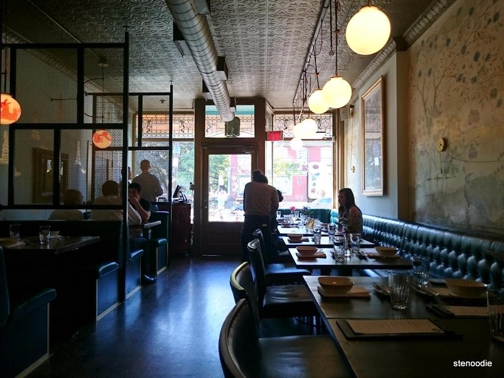 Inside of the restaurant